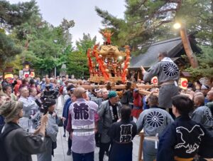 秋季例大祭　15日市中神輿渡御